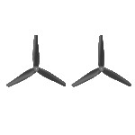 Hot Sales HQ 9X4X3 9 Inch 3-Blade Propeller Black Glass Fiber Reinforced Nylon Frame DIY Parts for Longrange Drones (1CW+1CCW)